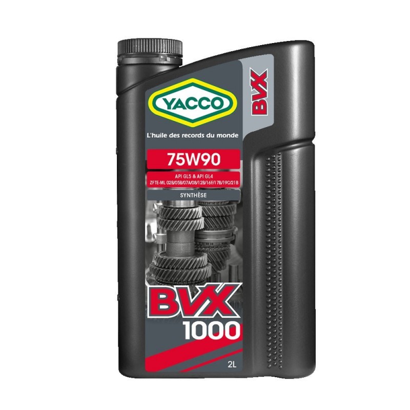 Huile Yacco Boite BVX 1000 75W90 GL5 2L