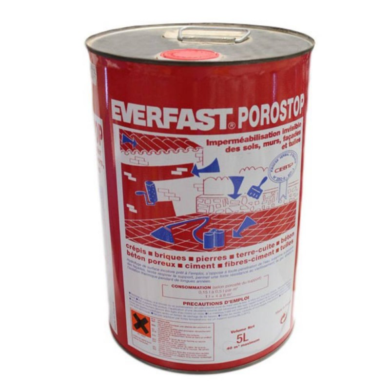Porostop hydrofuge 5L FT -  - meilleure qualité