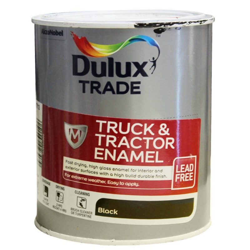 Peinture camion noir 1L