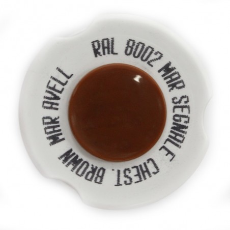 Aérosol 400 ml RAL8002 brun de sécurité