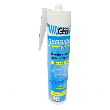 Silicone sanitaire Gebsicone W 310ml translucide -  - meilleure qualité