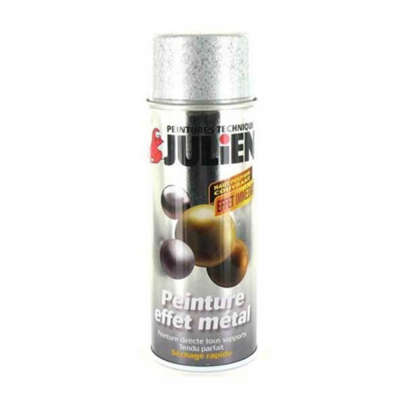 Peinture aérosol effet chromé argenté 400ml
