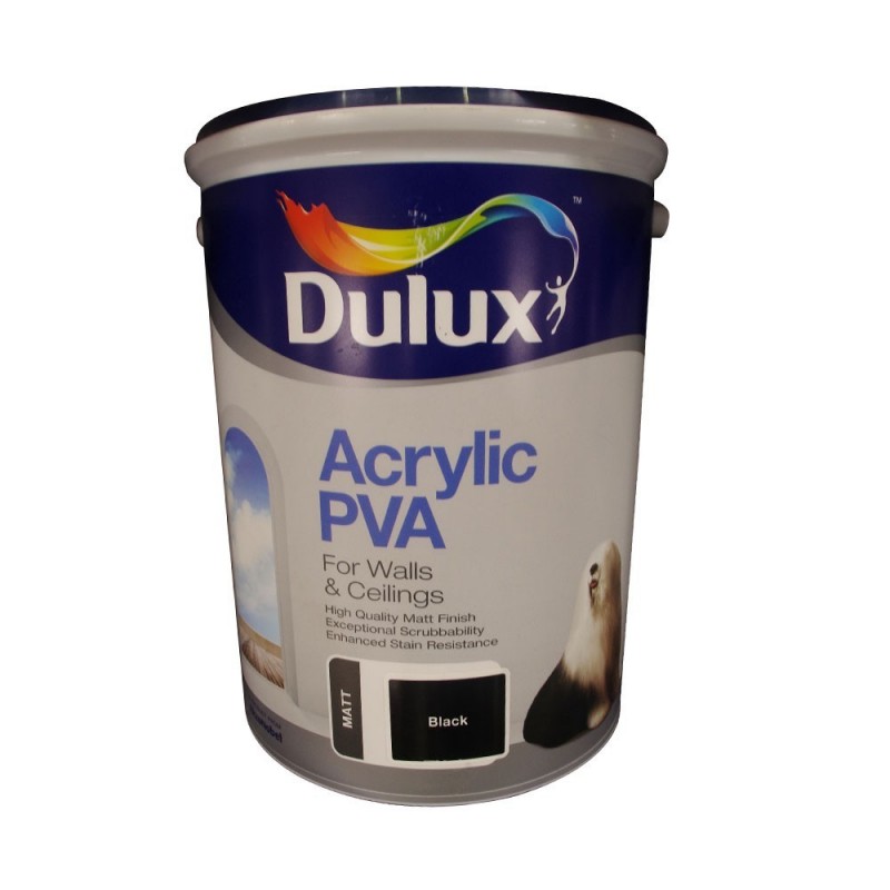 PVA acrylique black 5L -  - meilleure qualité
