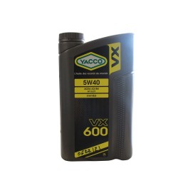 Huile VX600 5W40 YACCO 2 litres -  - meilleure qualité
