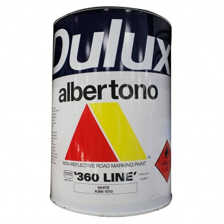 Peinture routière Albertono marquage blanc 5L