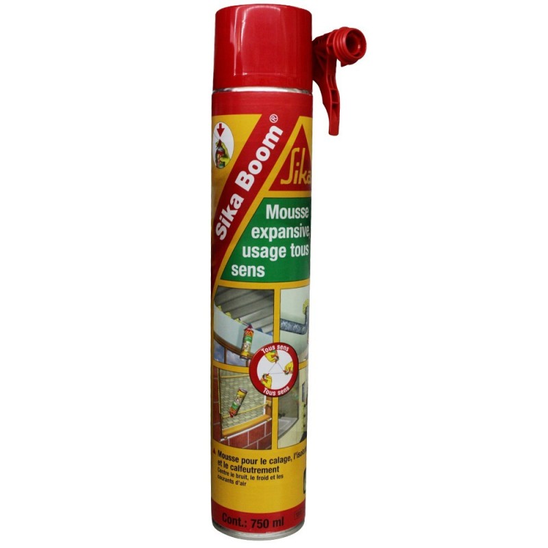 Sika boom 750ml mousse polyuréthane FT
