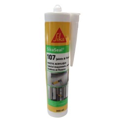Mastic acrylic Sikaseal-107 joints et fissures blanc 300ml -  - meilleure qualité
