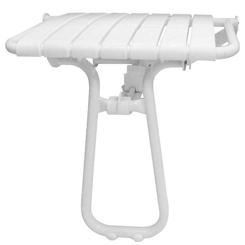 Siège de douche alu blanc GM*