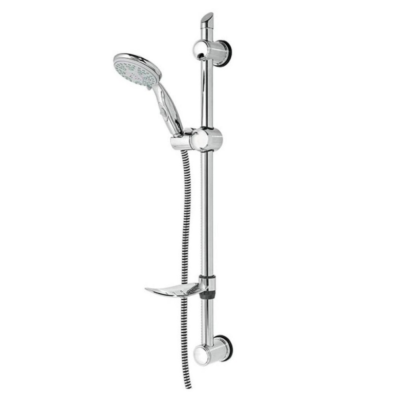 Kit 3 jets barre ventouse d25 chromé *