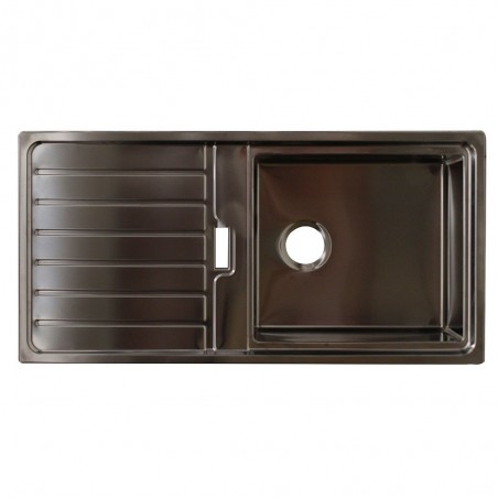 Evier à encastrer 1 bac Fusion 1051000x500x200 poli
