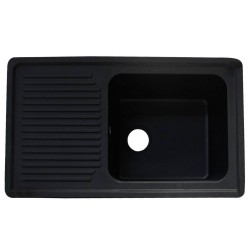 Evierà encastrer noir Alpha 1 bac