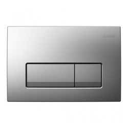 Geberit plaque Delta51 chrome mat