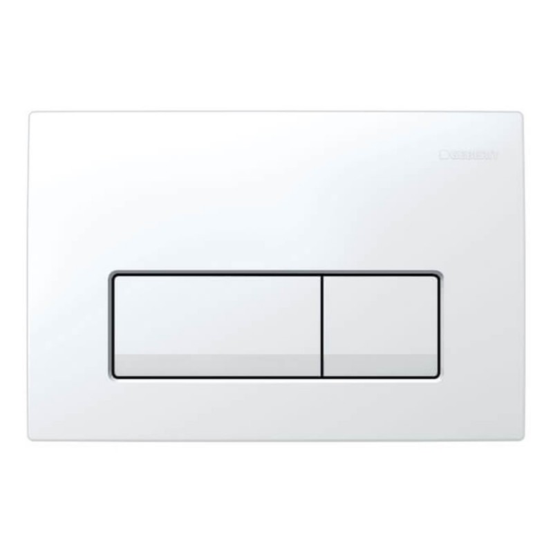 Geberit plaque Delta51 blanc alpin