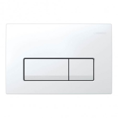 Geberit plaque Delta51 blanc alpin