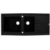 Evier à encastrer 2 bacs noir Tango -  - meilleure qualité