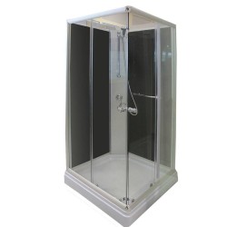 Cabine de douche en satin verre SLD-2517 90X90X195cm 4mm (4 ELTS)