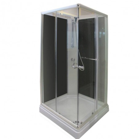 Cabine de douche en satin verre SLD-2517 90X90X195cm 4mm (4 ELTS)
