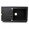 Evier à encastrer 1 bac noir graphite Tango