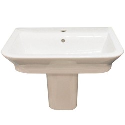 Lavabo à semi-colonne Gap 600x470x170 mm