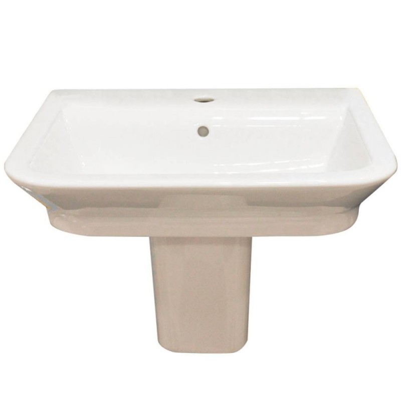 Lavabo à semi-colonne Gap 600x470x170 mm