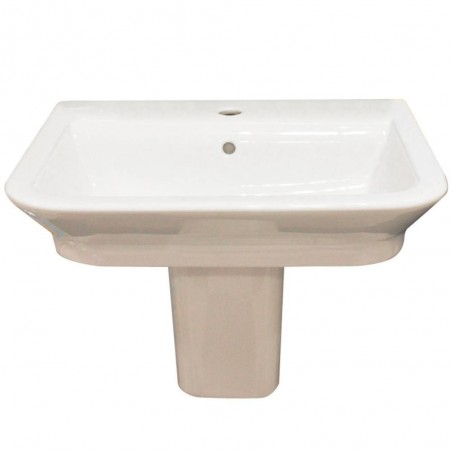 Lavabo à semi-colonne Gap 600x470x170 mm