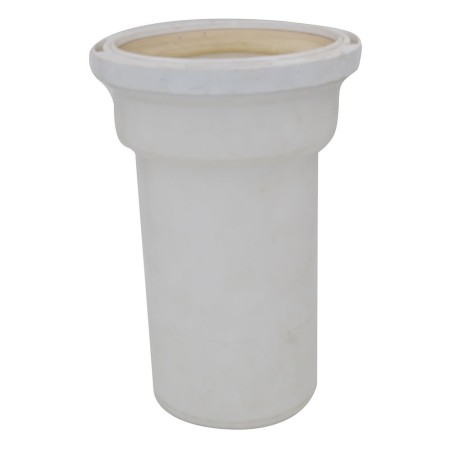 Sortie de cuvette Wc droite d100mm blanc *