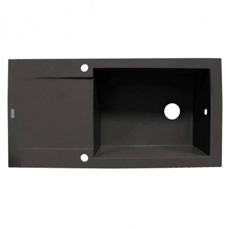 Evier 1 bac Dukkha giga980x500x200 noir*