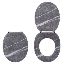 Abattant trendy line effet marbre