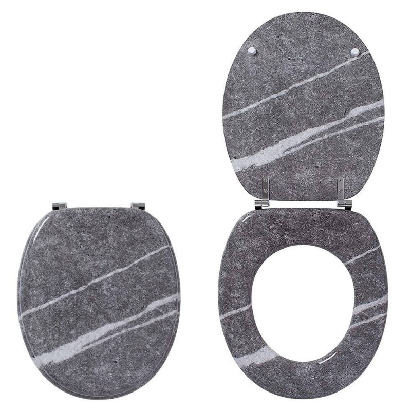 Abattant trendy line effet marbre