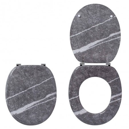 Abattant trendy line effet marbre