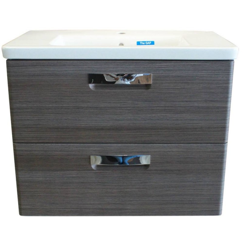 Meuble salle de bains Gap 80cm wood*