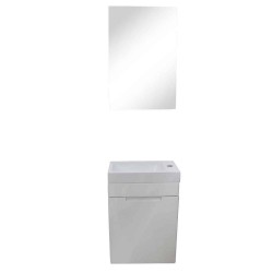 Meuble salle de bain Daisy blanc 40cm