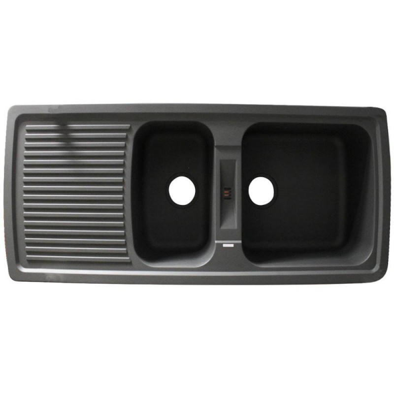 Evierà encastrer gris Alpha 2bacs