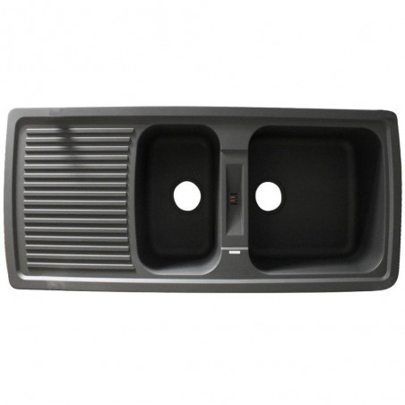 Evierà encastrer gris Alpha 2bacs