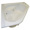 Baignoire avec hydromassage 170x80x60cm Piazza TBL