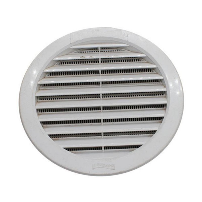 Grille à encastrer Diam 190 blanc