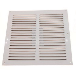 Grille 3-200x200x0.6 alu blanc FT