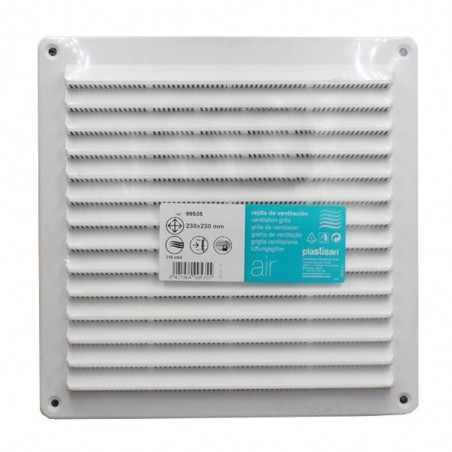 Grille daération 150x200 avec filet