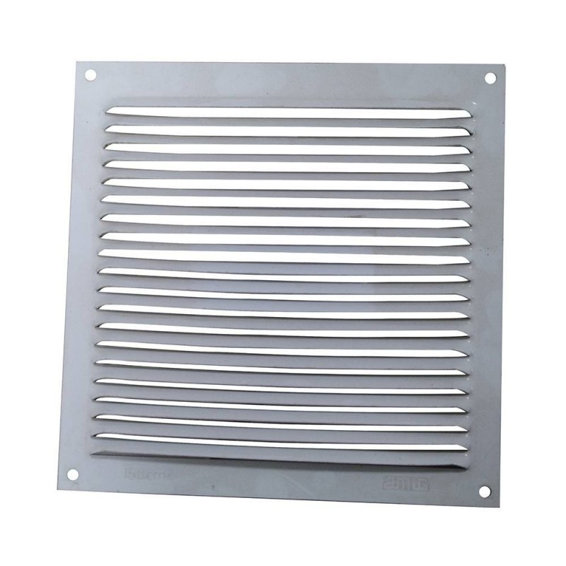Grille 3-170x170x0.6 alu blanc FT