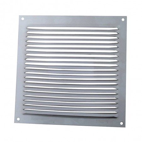 Grille 3-170x170x0.6 alu blanc FT