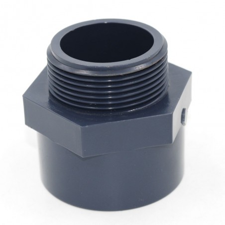 Manchon fileté mâle pvc 40-50-11-4