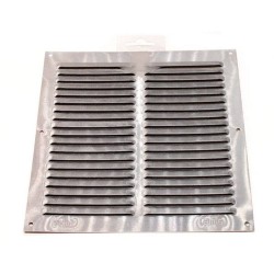 Grille 3-200x200x0.6 alu argent s-c