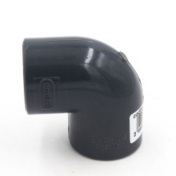 Coude pression 90° femelle femelle ø32mm en PVC