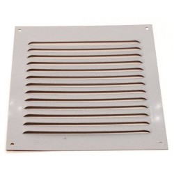 Grille 3-150x150x0.6 alu blanc