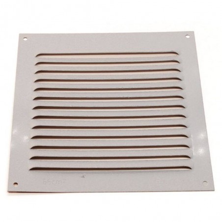 Grille 3-150x150x0.6 alu blanc