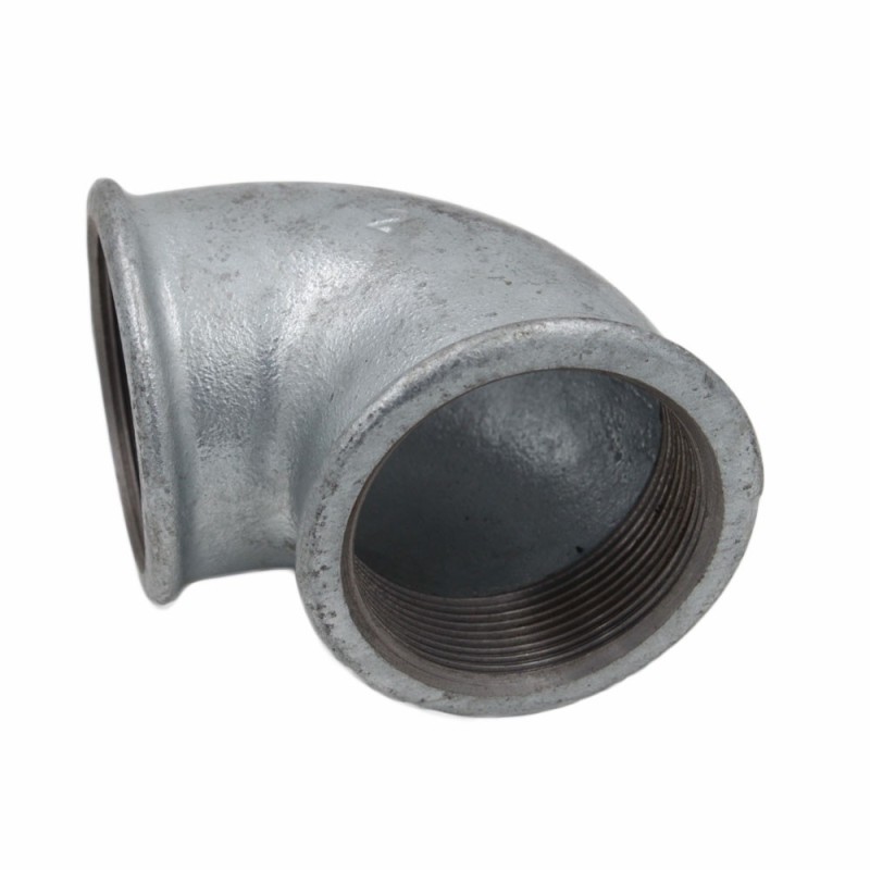Coude égal 90° femelle femelle galvanisée D11-2