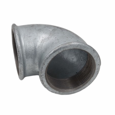 Coude égal 90° femelle femelle galvanisée D11-2