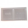 Grille 3-150x300x0.6 alu blanc