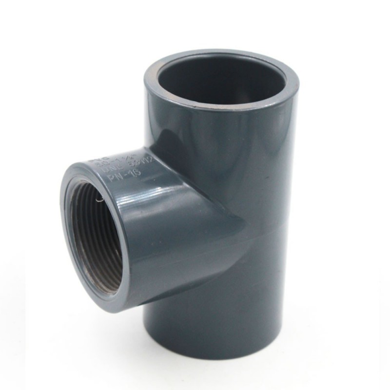 Té égal 90° en PVC-U pression F-F-F ?32mm à coller