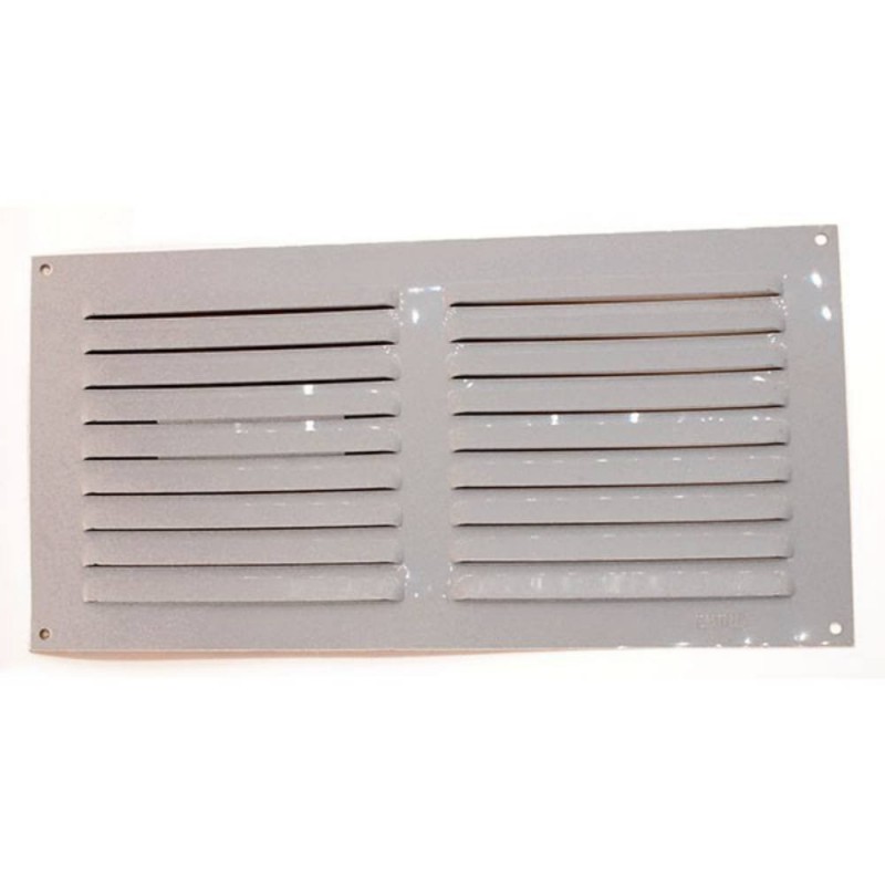 Grille 3-150x300x0.6 alu blanc s-c
